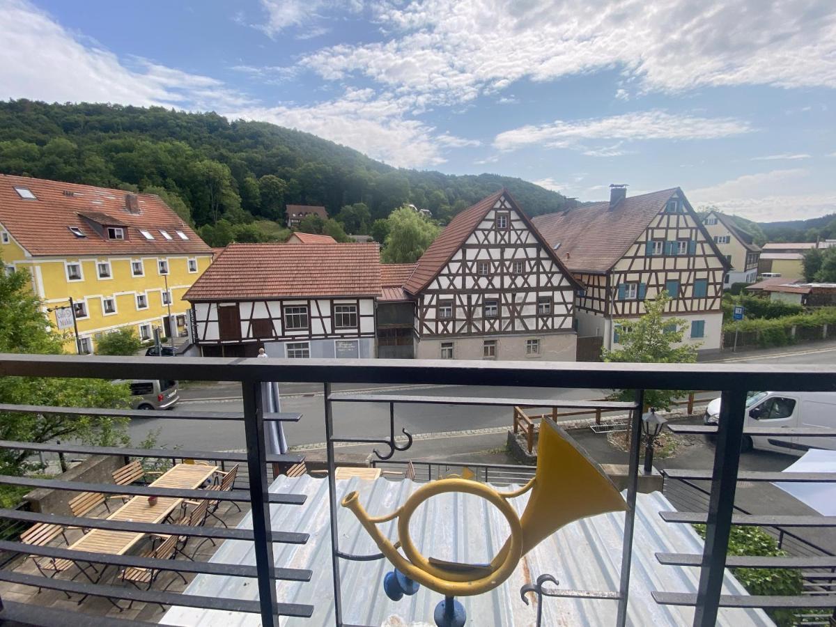 Gasthof Hotel Zur Post Egloffstein Exterior foto